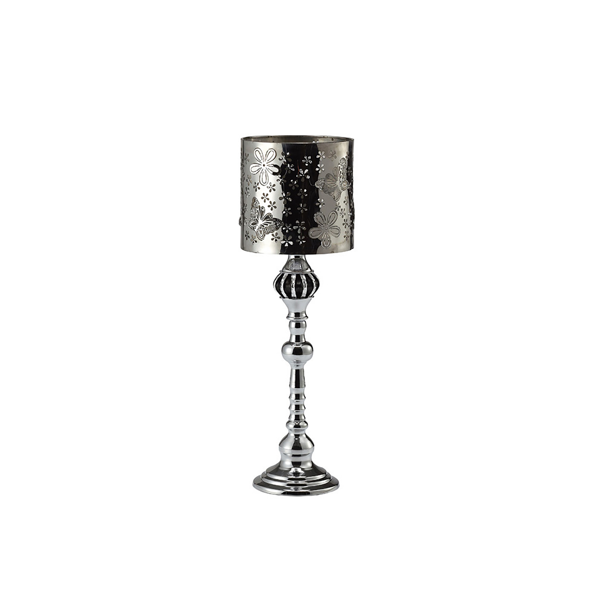 IL70316  Amira Glass Art Candle Holder Small